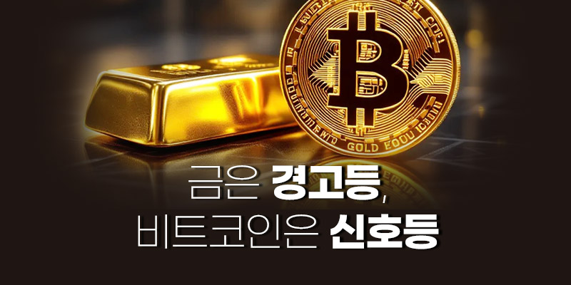 금은 경고등 비트코인 신호등